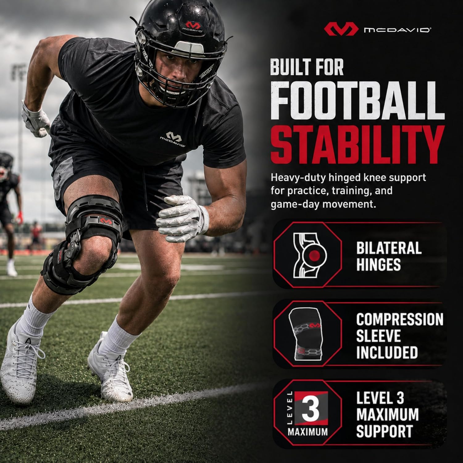 McDavid Knee Brace, Heavy Duty Hinged - photo 2
