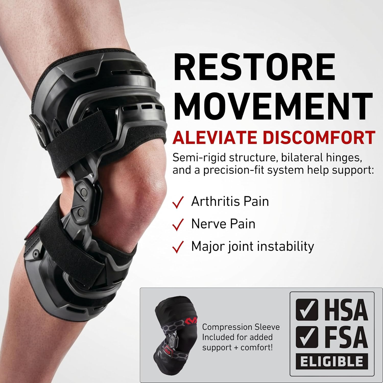 McDavid Knee Brace, Heavy Duty Hinged - photo 3